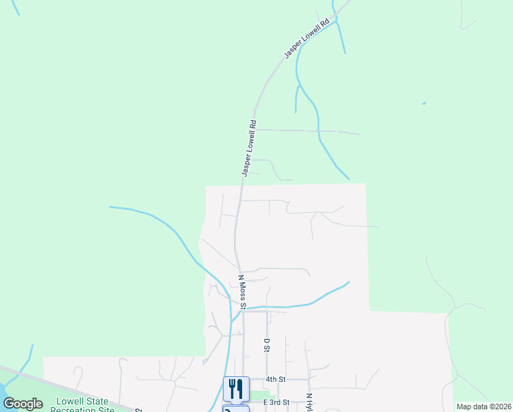 map of restaurants, bars, coffee shops, grocery stores, and more near 170 Rockcrest Drive in Lowell