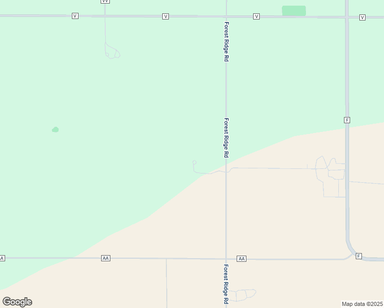 map of restaurants, bars, coffee shops, grocery stores, and more near N8243 Forest Ridge Road in Berlin