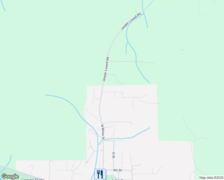 map of restaurants, bars, coffee shops, grocery stores, and more near 195 Rockcrest Drive in Lowell
