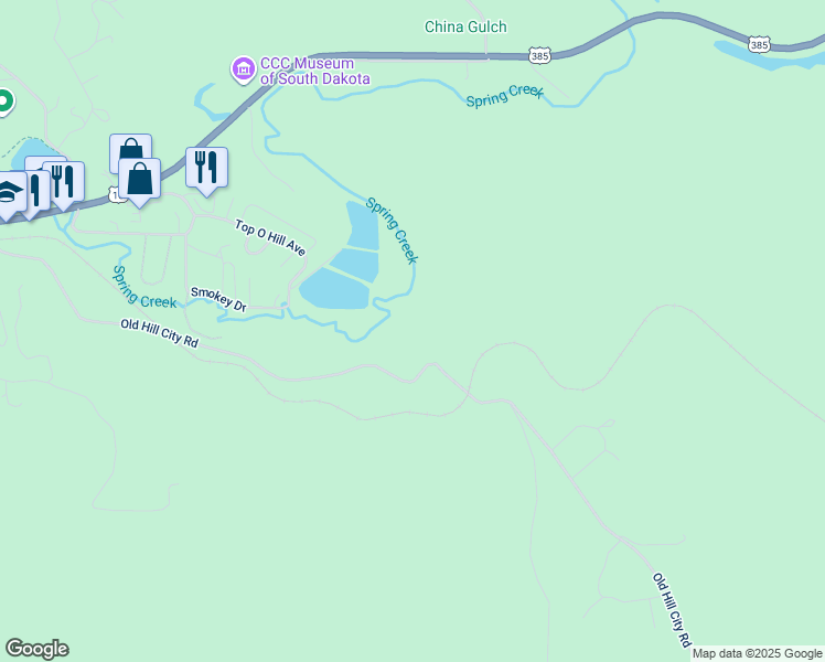 12516 Old Hill City Road, Hill City SD Walk Score