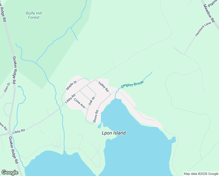 map of restaurants, bars, coffee shops, grocery stores, and more near 20 Valley Road in Casco