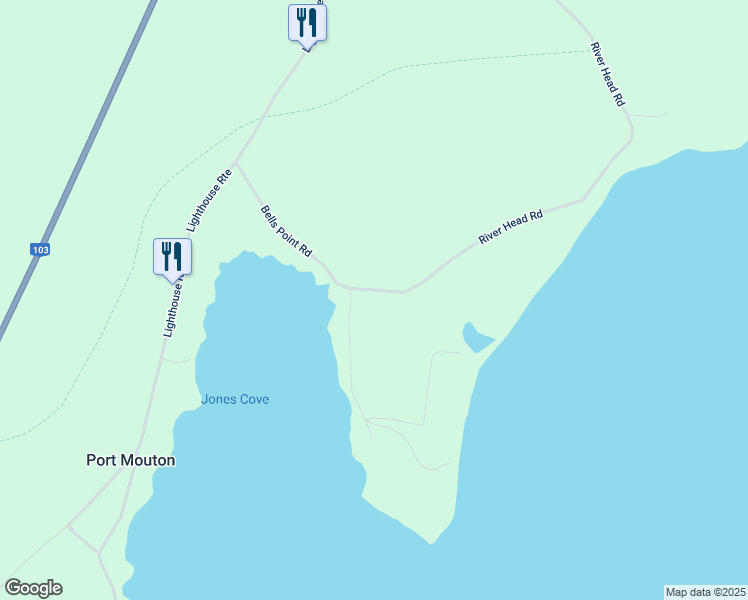 map of restaurants, bars, coffee shops, grocery stores, and more near 137 Bells Point Road in Queens