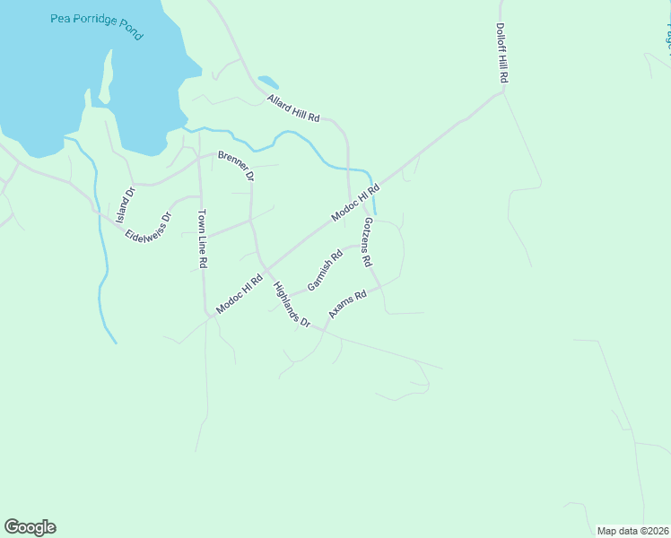 map of restaurants, bars, coffee shops, grocery stores, and more near 43 Axams Road in Conway