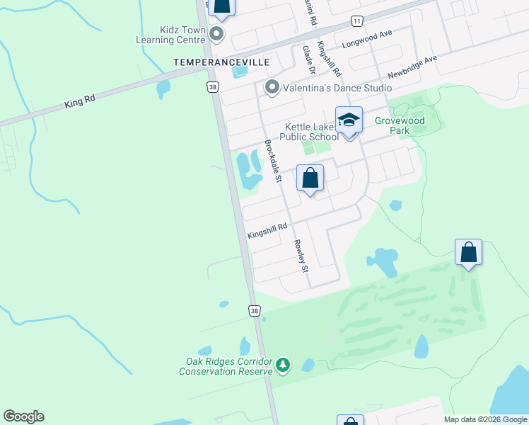 map of restaurants, bars, coffee shops, grocery stores, and more near 87 Thomas Legge Crescent in Richmond Hill