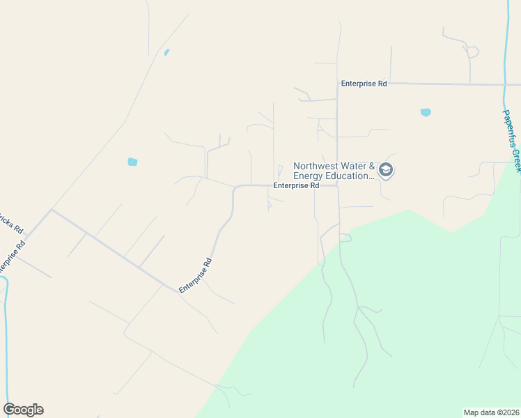 map of restaurants, bars, coffee shops, grocery stores, and more near 35986 Enterprise Road in Creswell