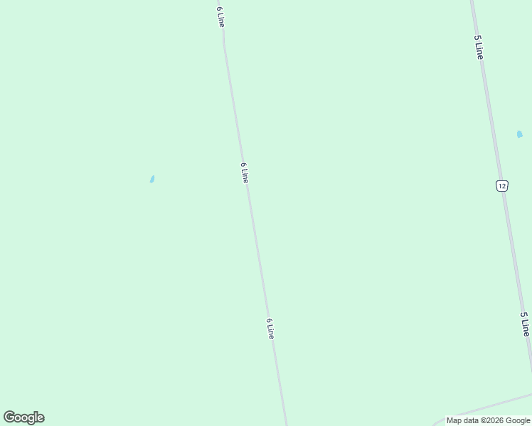 map of restaurants, bars, coffee shops, grocery stores, and more near 373413 6 Line in Amaranth