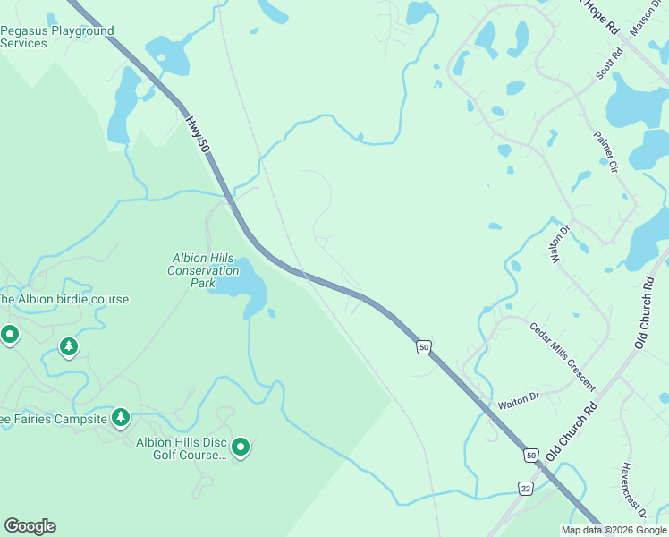 map of restaurants, bars, coffee shops, grocery stores, and more near 16322 Hillview Place in Caledon