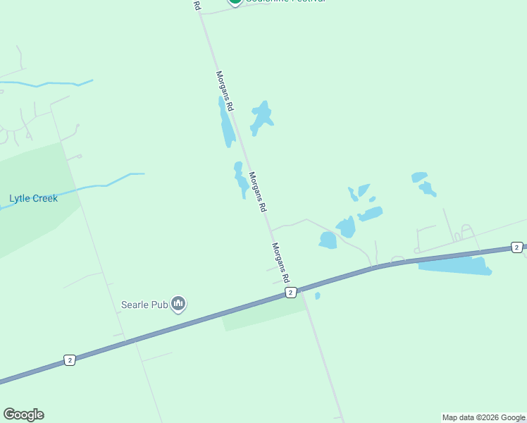 map of restaurants, bars, coffee shops, grocery stores, and more near Morgans Road in Newcastle