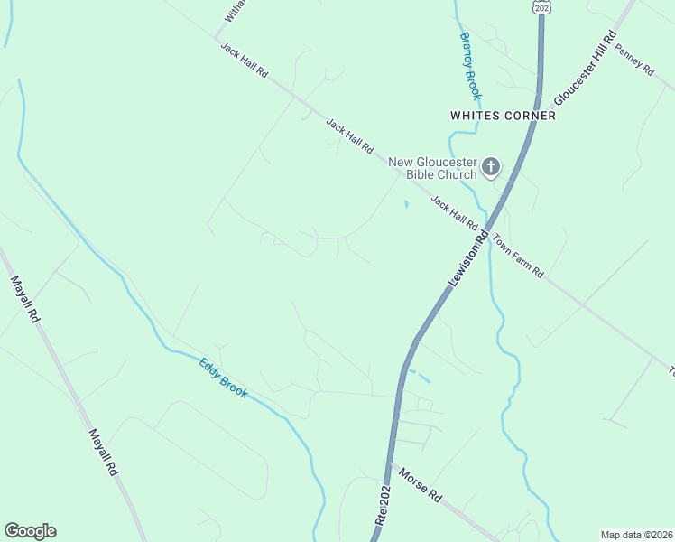 map of restaurants, bars, coffee shops, grocery stores, and more near 51 Winston Way in New Gloucester