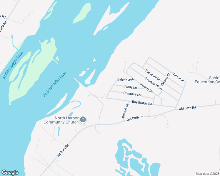 map of restaurants, bars, coffee shops, grocery stores, and more near 28 Crooker Road in Brunswick