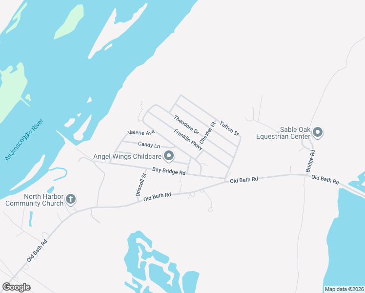 map of restaurants, bars, coffee shops, grocery stores, and more near 39 Beverly Drive in Brunswick