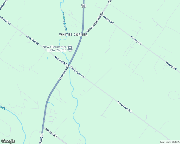 map of restaurants, bars, coffee shops, grocery stores, and more near 15 Anjelica Drive in New Gloucester