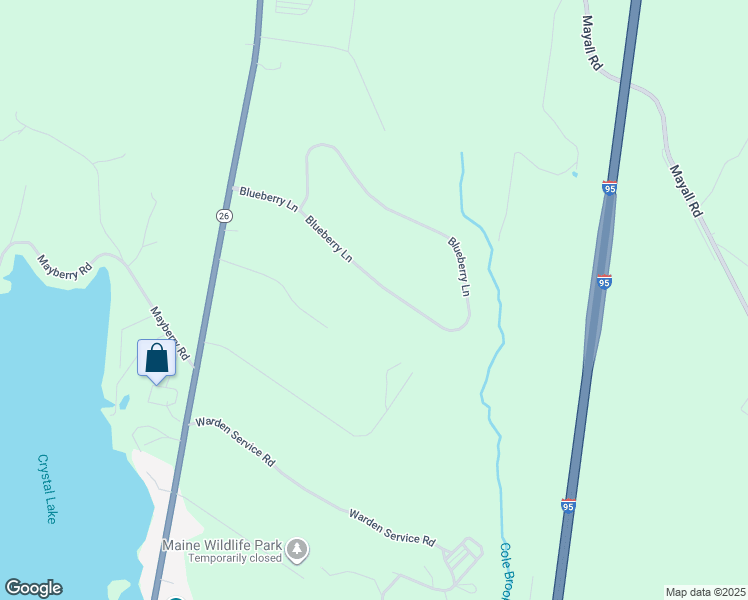 map of restaurants, bars, coffee shops, grocery stores, and more near 48 Blueberry Lane in Gray