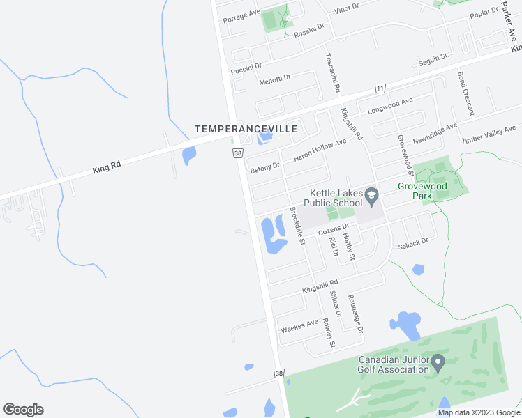 map of restaurants, bars, coffee shops, grocery stores, and more near 84 Augustine Avenue in Richmond Hill