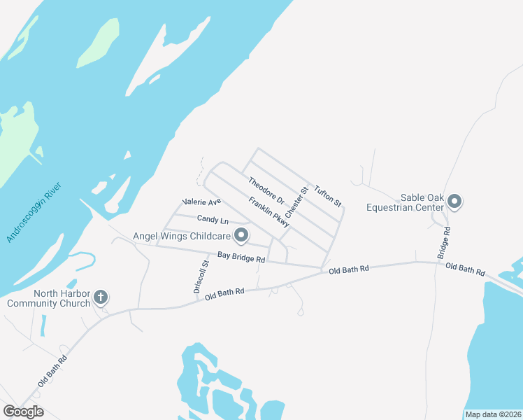 map of restaurants, bars, coffee shops, grocery stores, and more near 39 Beverly Drive in Brunswick