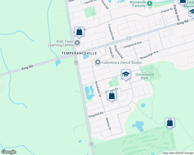 map of restaurants, bars, coffee shops, grocery stores, and more near 3 Linacre Drive in Richmond Hill