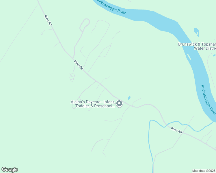 map of restaurants, bars, coffee shops, grocery stores, and more near 574 River Road in Brunswick