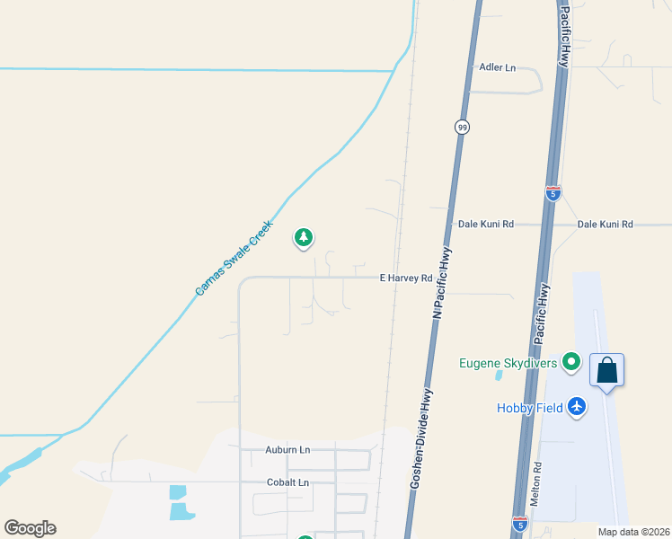map of restaurants, bars, coffee shops, grocery stores, and more near 33653 Harvey Road North in Creswell