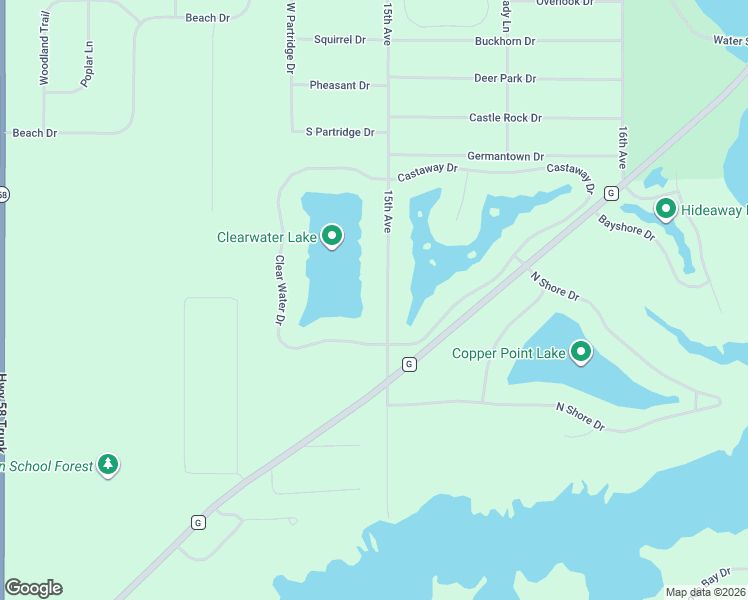 map of restaurants, bars, coffee shops, grocery stores, and more near N8077 15th Avenue in New Lisbon