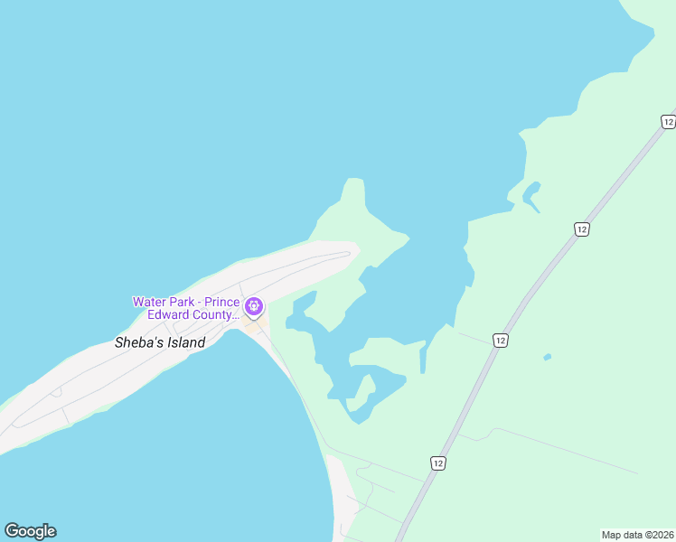 map of restaurants, bars, coffee shops, grocery stores, and more near 104 Island Road in Prince Edward