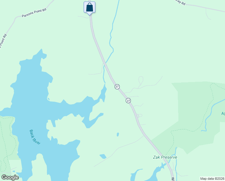 map of restaurants, bars, coffee shops, grocery stores, and more near 29 Wiscasset Road in Boothbay
