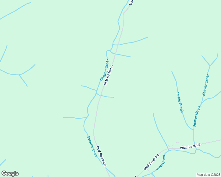 map of restaurants, bars, coffee shops, grocery stores, and more near BLM Road 19-6-9 in Veneta