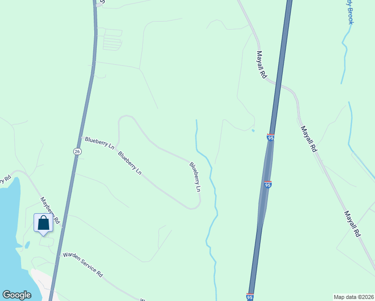 map of restaurants, bars, coffee shops, grocery stores, and more near 111-199 Blueberry Lane in Gray