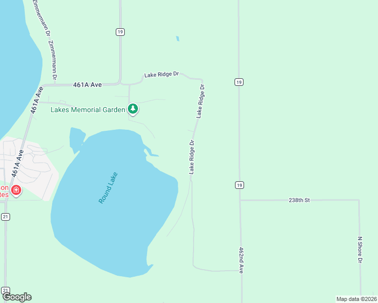 map of restaurants, bars, coffee shops, grocery stores, and more near Lake Ridge Drive in Wentworth