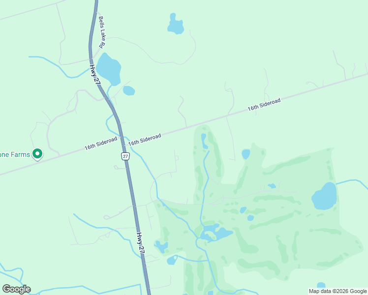 map of restaurants, bars, coffee shops, grocery stores, and more near 95 Loch Erne Lane in Schomberg