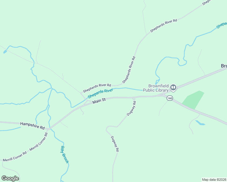 map of restaurants, bars, coffee shops, grocery stores, and more near 49 Shepherds River Road in Brownfield