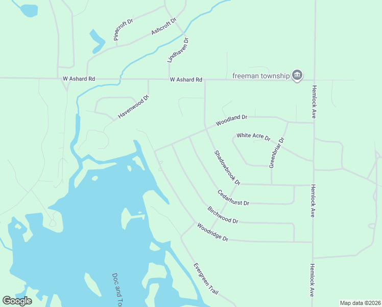 map of restaurants, bars, coffee shops, grocery stores, and more near 6349-6799 Cedarhurst Drive in Lake Station