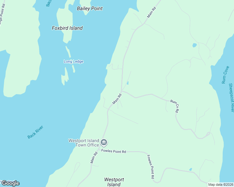 map of restaurants, bars, coffee shops, grocery stores, and more near 598 Main Road in Wiscasset