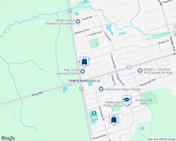 map of restaurants, bars, coffee shops, grocery stores, and more near 68 Drizzel Crescent in Richmond Hill