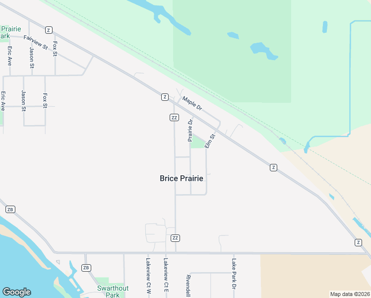 map of restaurants, bars, coffee shops, grocery stores, and more near N6095 Prairie Drive in Onalaska