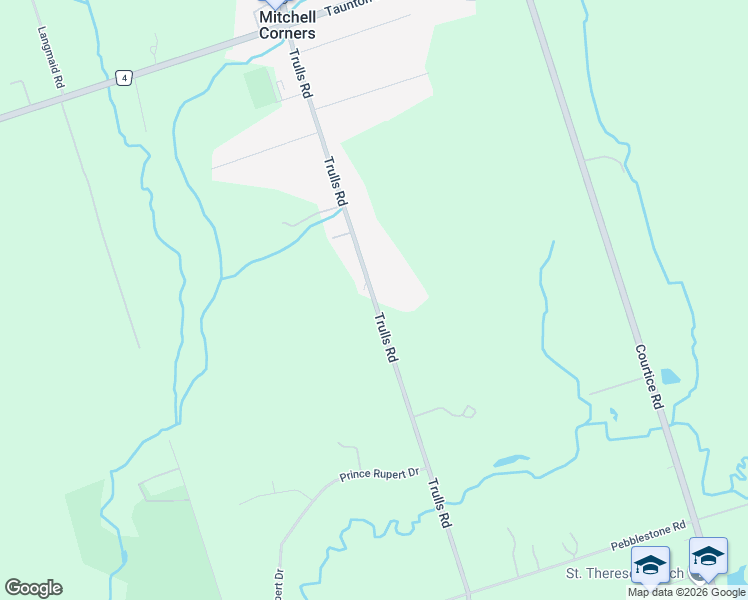 map of restaurants, bars, coffee shops, grocery stores, and more near Trulls Road in Hampton