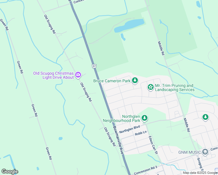 map of restaurants, bars, coffee shops, grocery stores, and more near 70 Henry Smith Ave in Bowmanville