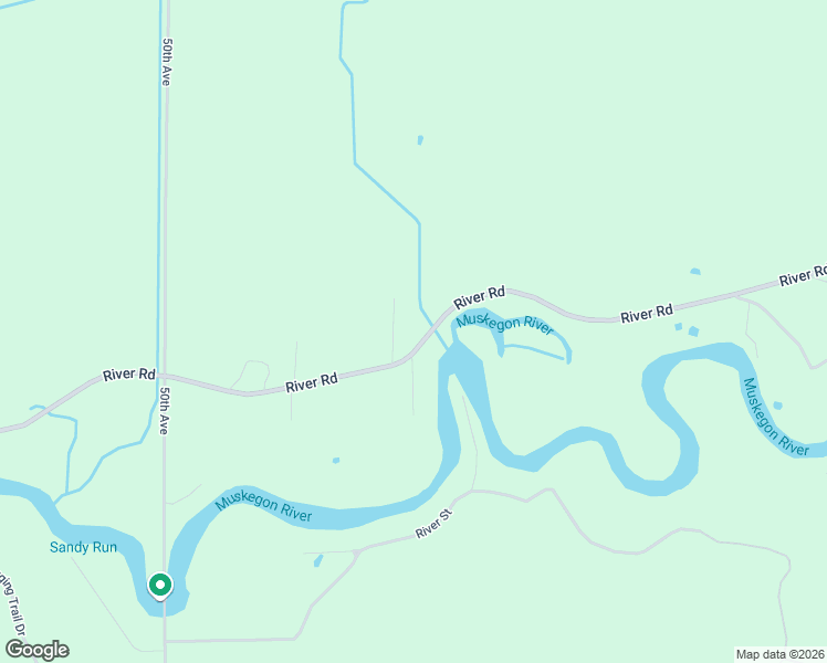 map of restaurants, bars, coffee shops, grocery stores, and more near 4000-4194 River Road in Evart