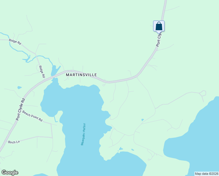 map of restaurants, bars, coffee shops, grocery stores, and more near 390 Port Clyde Road in St. George