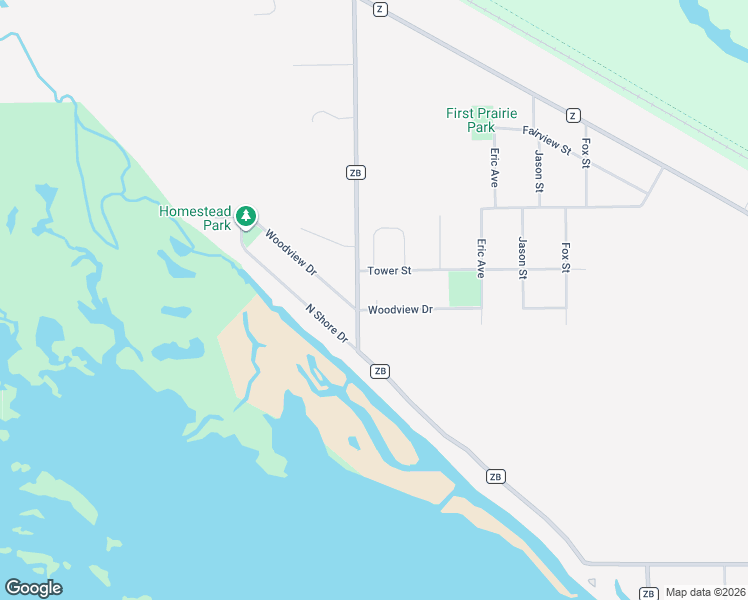 map of restaurants, bars, coffee shops, grocery stores, and more near W8293 Tower Street in Onalaska