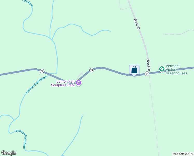 map of restaurants, bars, coffee shops, grocery stores, and more near 2805-2823 State Highway 74 in Whiting