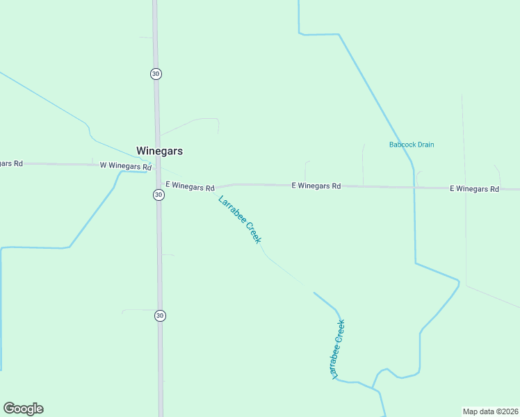 map of restaurants, bars, coffee shops, grocery stores, and more near 150 East Winegars Road in Gladwin