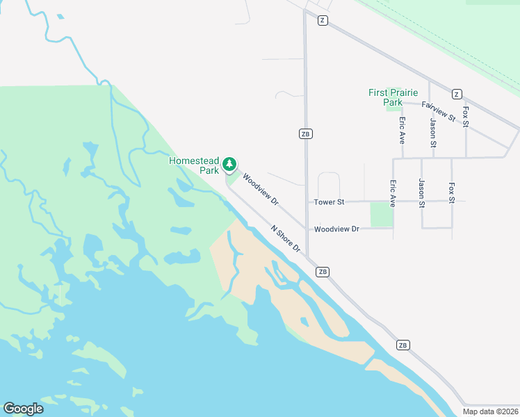 map of restaurants, bars, coffee shops, grocery stores, and more near W8368 North Shore Drive in Onalaska