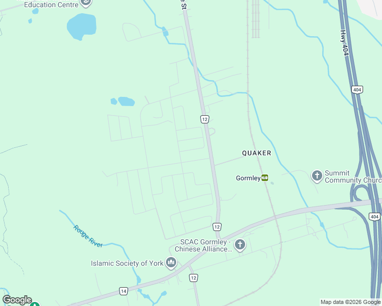 map of restaurants, bars, coffee shops, grocery stores, and more near 107 Schmeltzer Crescent in Richmond Hill