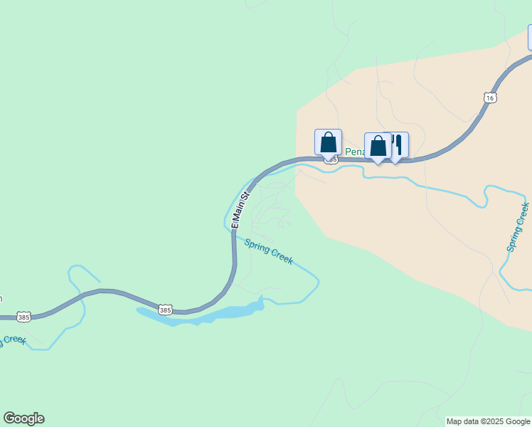 map of restaurants, bars, coffee shops, grocery stores, and more near 12630 Robins Roost Road in Hill City