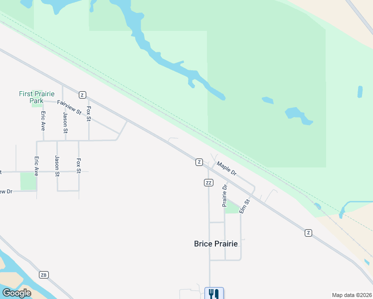 map of restaurants, bars, coffee shops, grocery stores, and more near W7940 County Road Z in Onalaska
