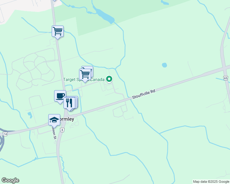 map of restaurants, bars, coffee shops, grocery stores, and more near 4 Stalwart Industrial Drive in Gormley