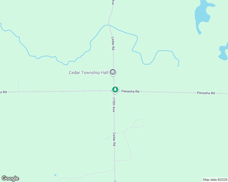 map of restaurants, bars, coffee shops, grocery stores, and more near 9001 170th Avenue in Reed City