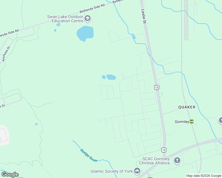 map of restaurants, bars, coffee shops, grocery stores, and more near 20 Sweet Gale Crescent in Richmond Hill