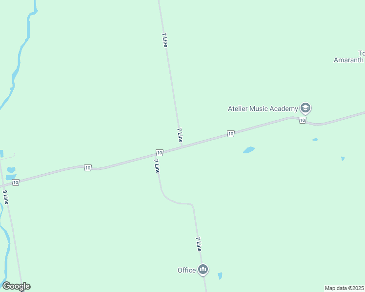 map of restaurants, bars, coffee shops, grocery stores, and more near in Dufferin County