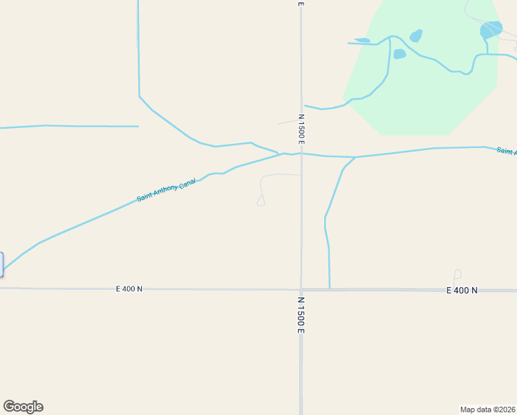 map of restaurants, bars, coffee shops, grocery stores, and more near 413-435 North 1500 East in St. Anthony